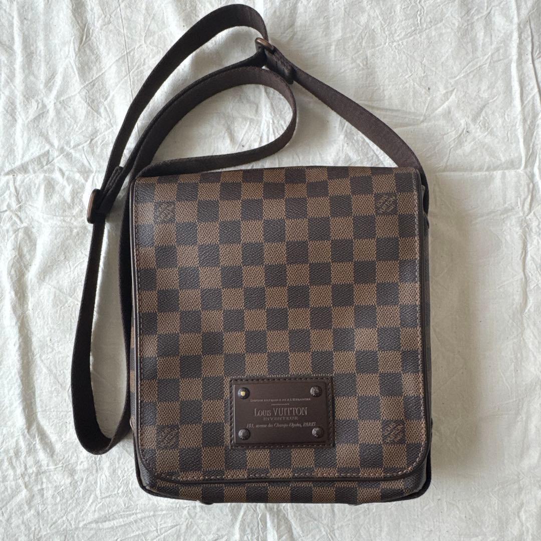 ルイヴィトン　ブルックリン　PM ダミエ　ショルダーバッグ　斜めがけ　LV