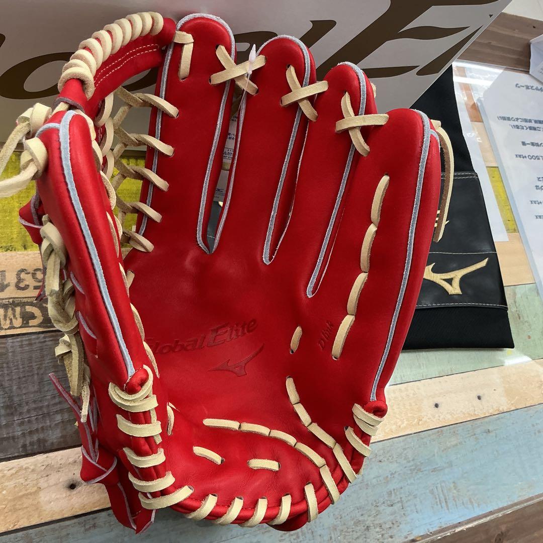ミズノインフィニティ硬式外野手用グローブ　湯もみ型付けサービス