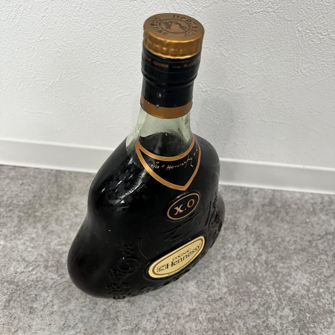 希少 Hennessy X.O ブランデー ヘネシー 金キャップ グリーン