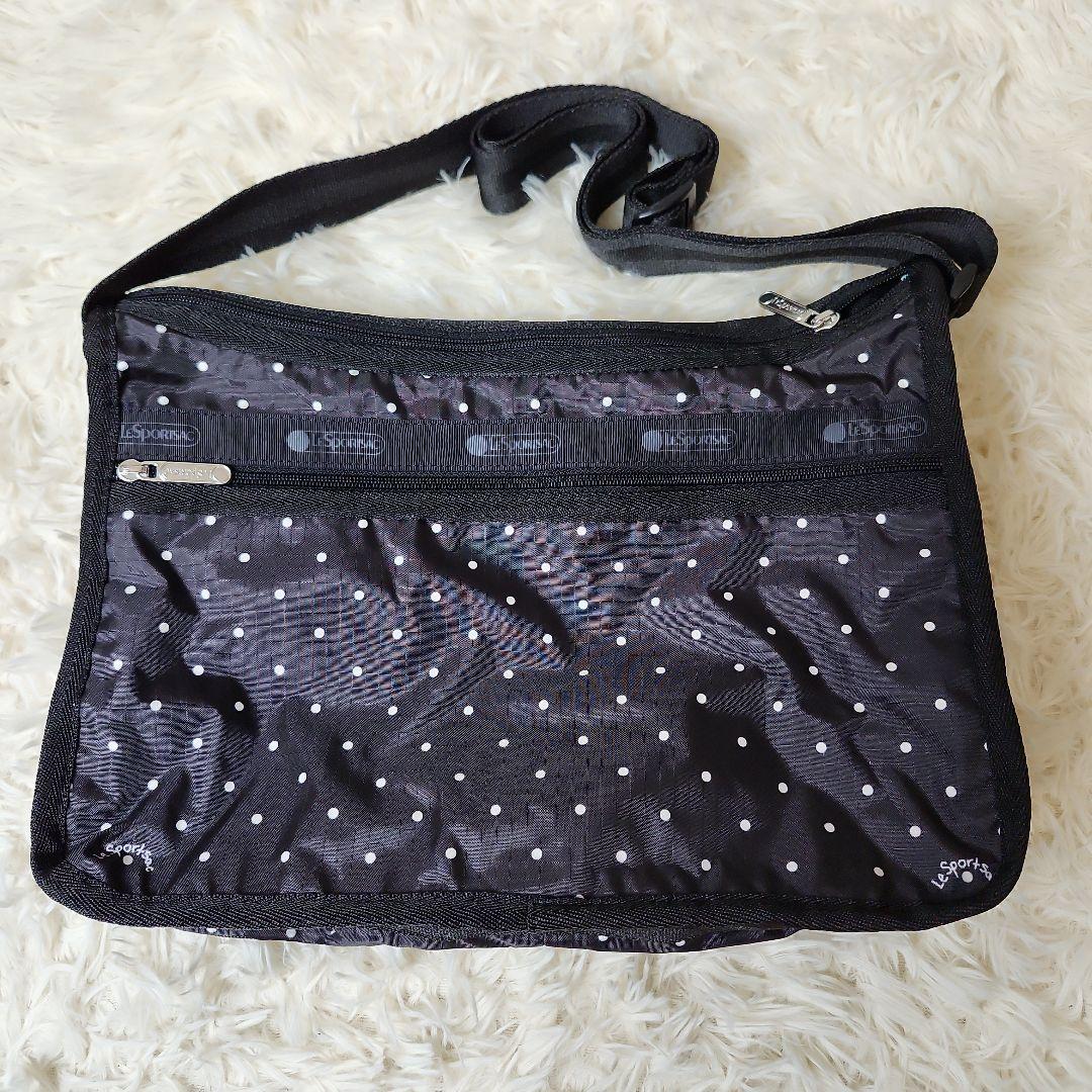 【未使用級】レスポートサック デラックスエブリデイバッグ ドット ポーチ付