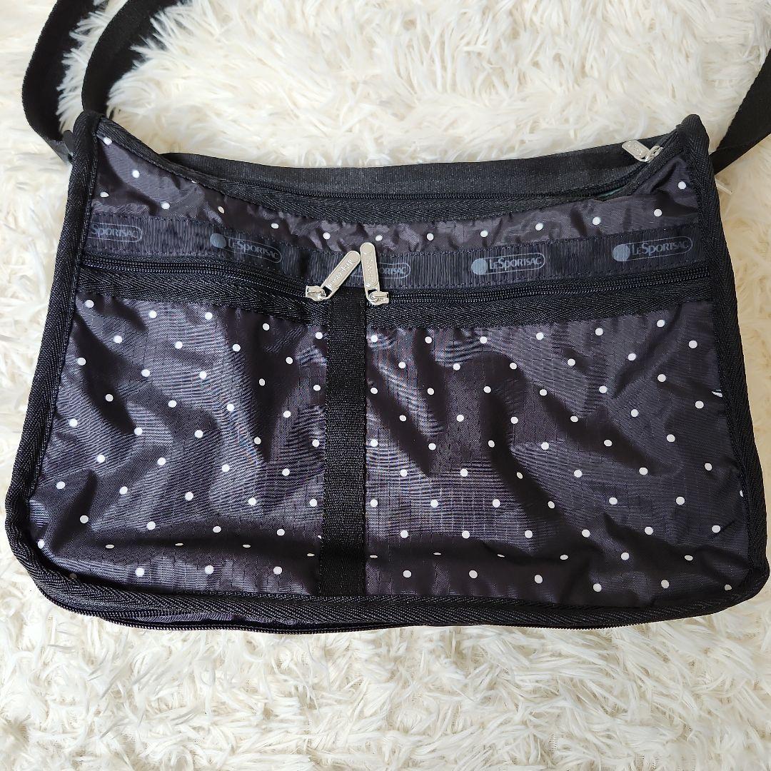【未使用級】レスポートサック デラックスエブリデイバッグ ドット ポーチ付