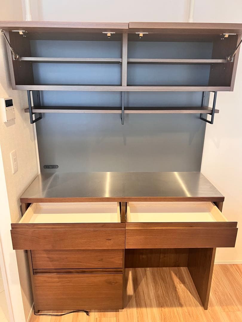 【美品】unico DIX(ディクス)　キッチンボード ダストタイプ W1200