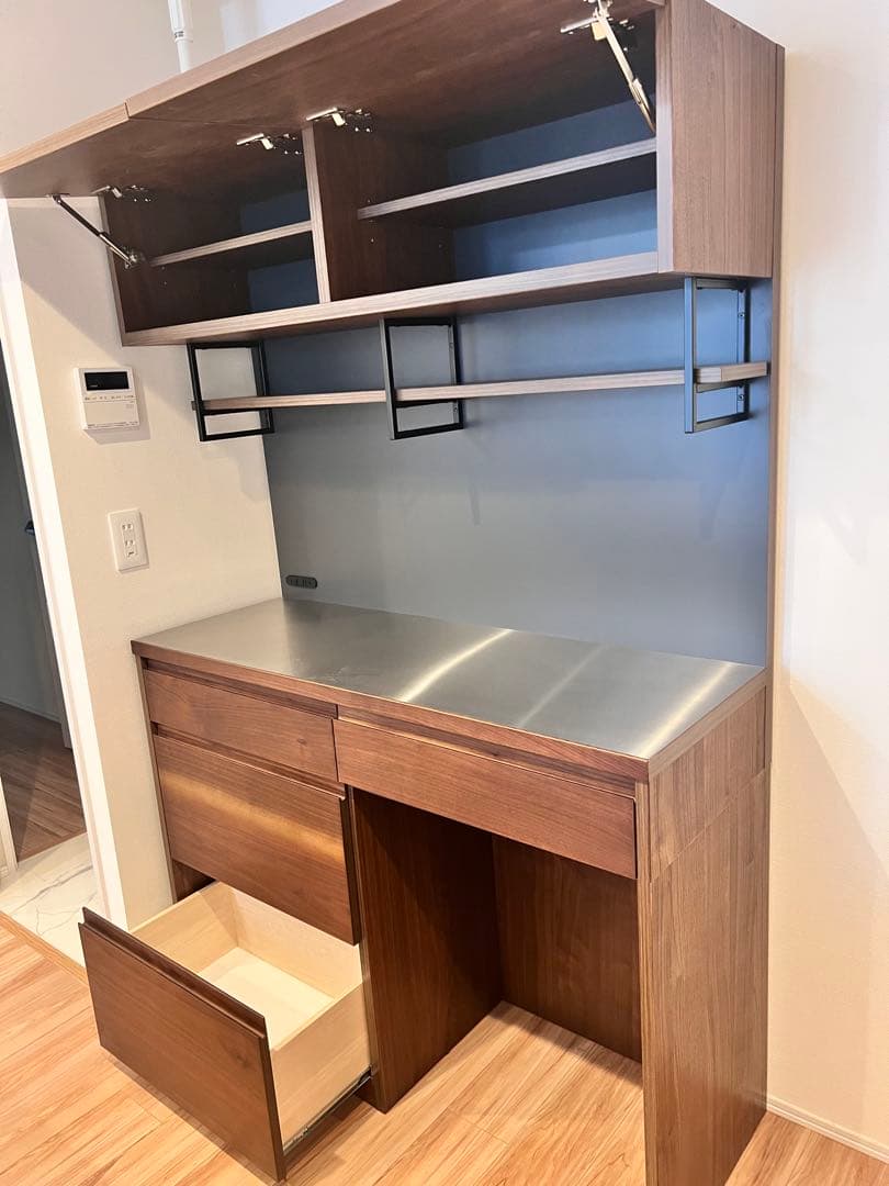 【美品】unico DIX(ディクス)　キッチンボード ダストタイプ W1200