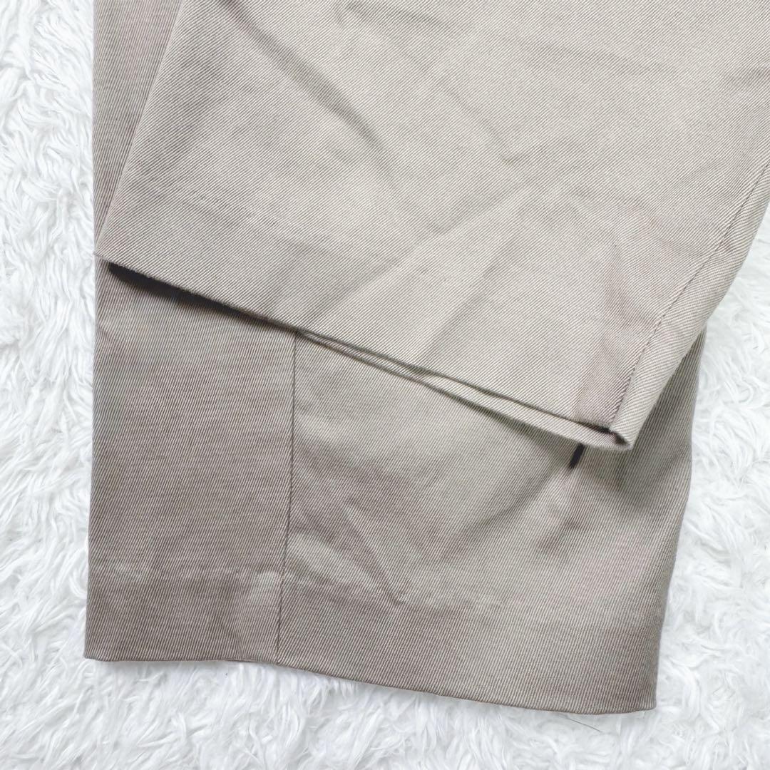 【美品】ミズイロインド〈日本製〉ストレッチ生地サルエルイージーパンツFベージュ