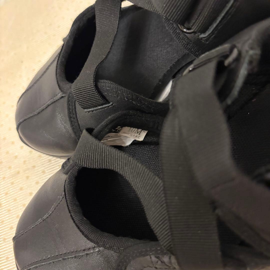 美品☆Foundrymews Zoe 10M 黒 牛革 バレエシューズ 黒