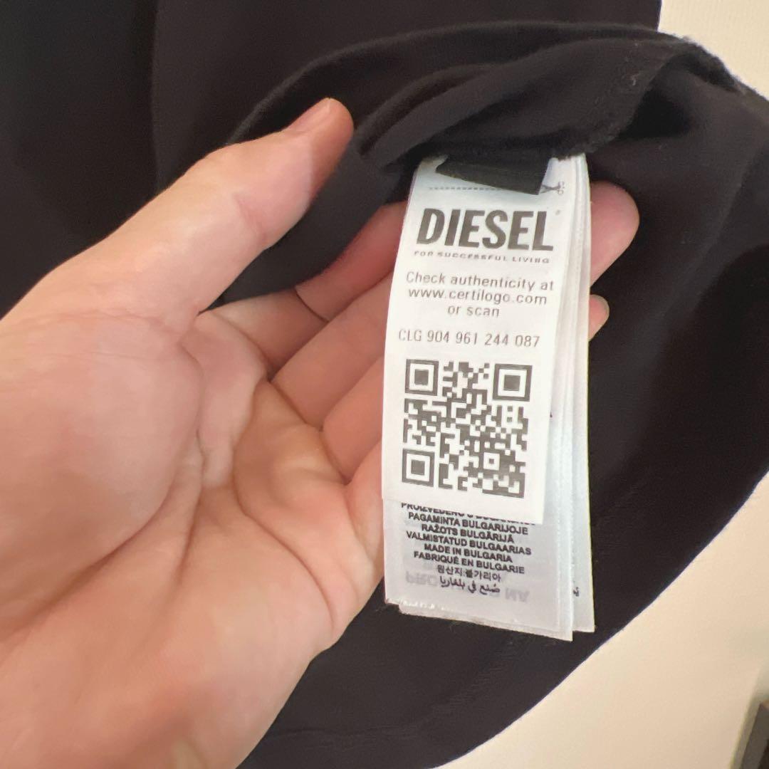 DIESEL ディーゼル ノースリーブ タンクトップ オーバルD size L