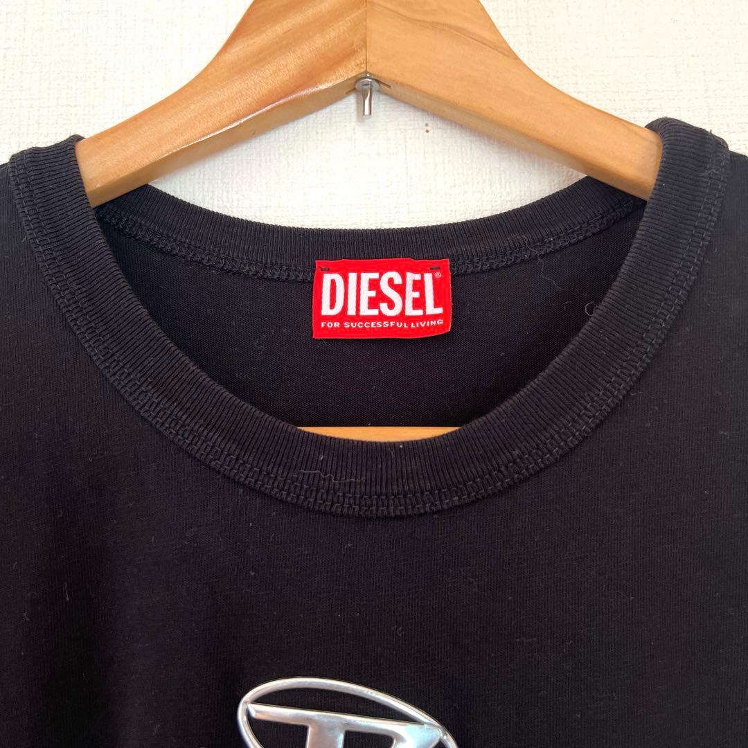 DIESEL ディーゼル ノースリーブ タンクトップ オーバルD size L