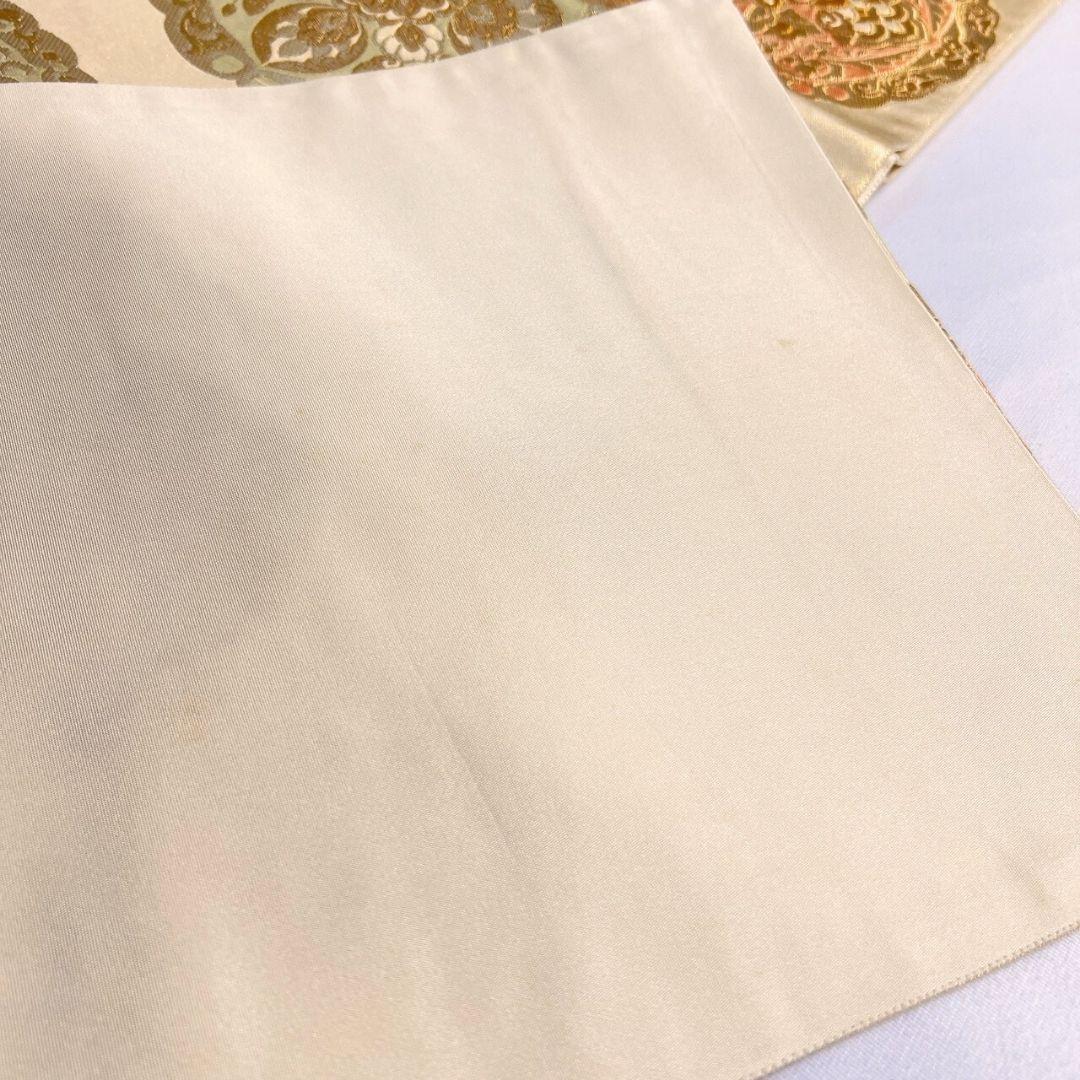 袋帯　唐織　花紋　華紋　鳳凰　花模様　金糸　着物　124b p ms.