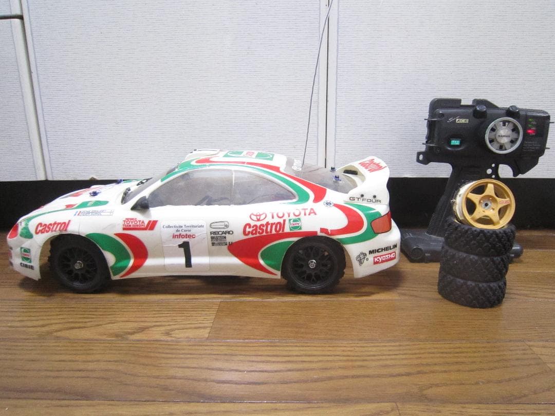 完全動作品 1/10 TA02 カストロール セリカ GT-FOUR ラリー