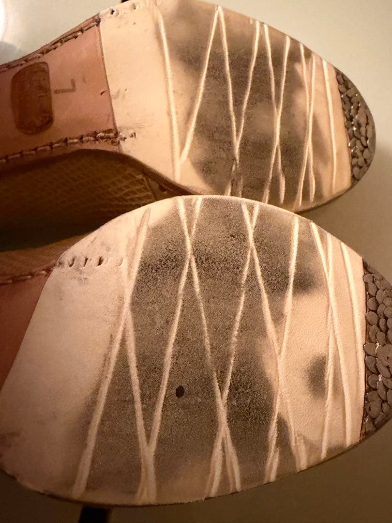 Gallardo フラメンコシューズ ベージュ