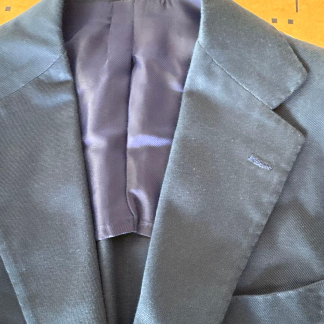 【新品】リングヂャケットマイスター　ネイビーコットンスーツ 48