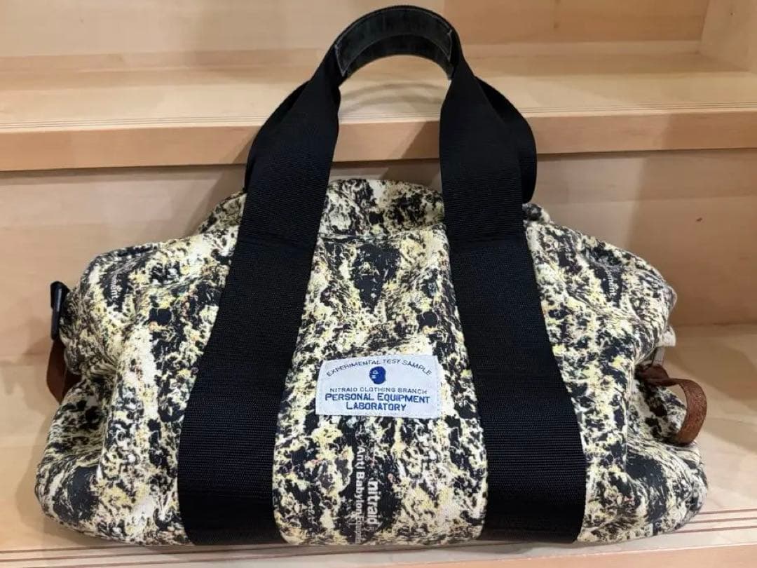 nitraid ナイトレイド カモフラージュ ダッフルバッグ リアルウィード