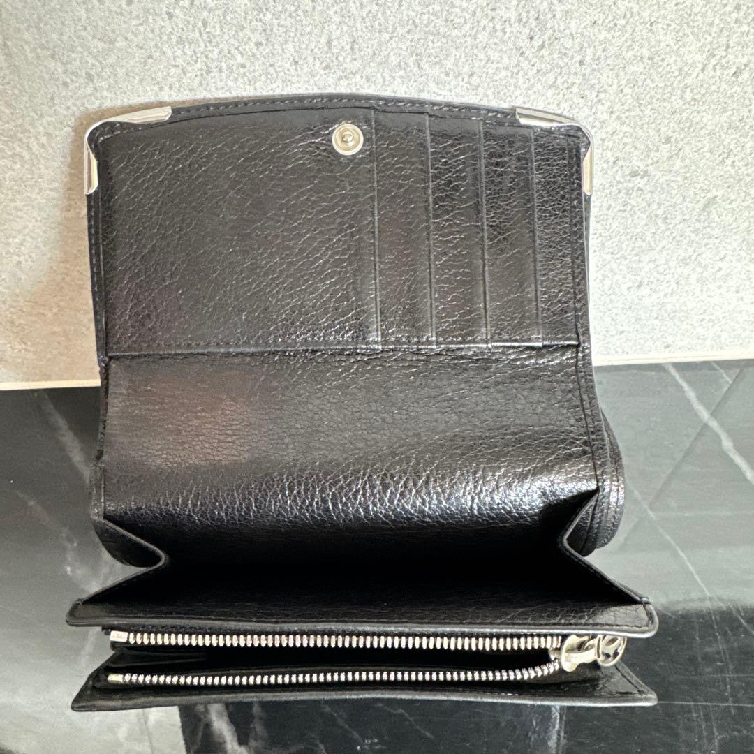 カルティエ　Cartier　財布　黒レザー