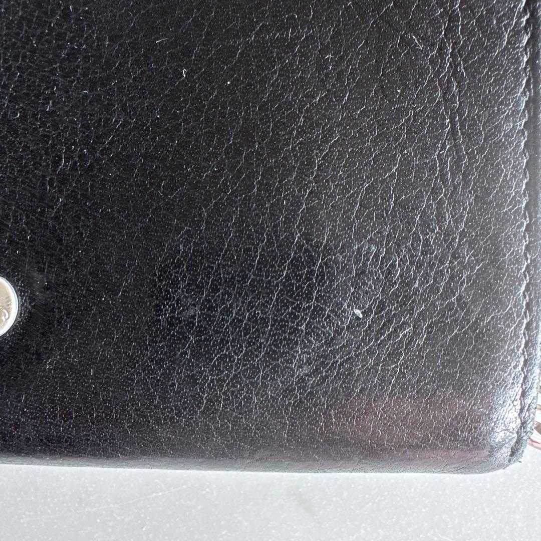 カルティエ　Cartier　財布　黒レザー