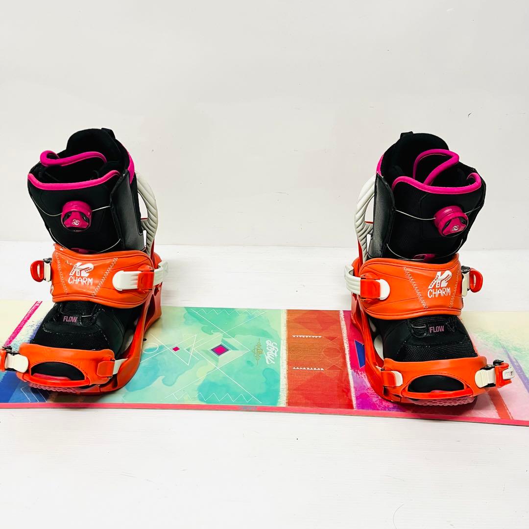 レディース　サロモン　スノボセット　スノーボード　K2 FLOW 24.5cm