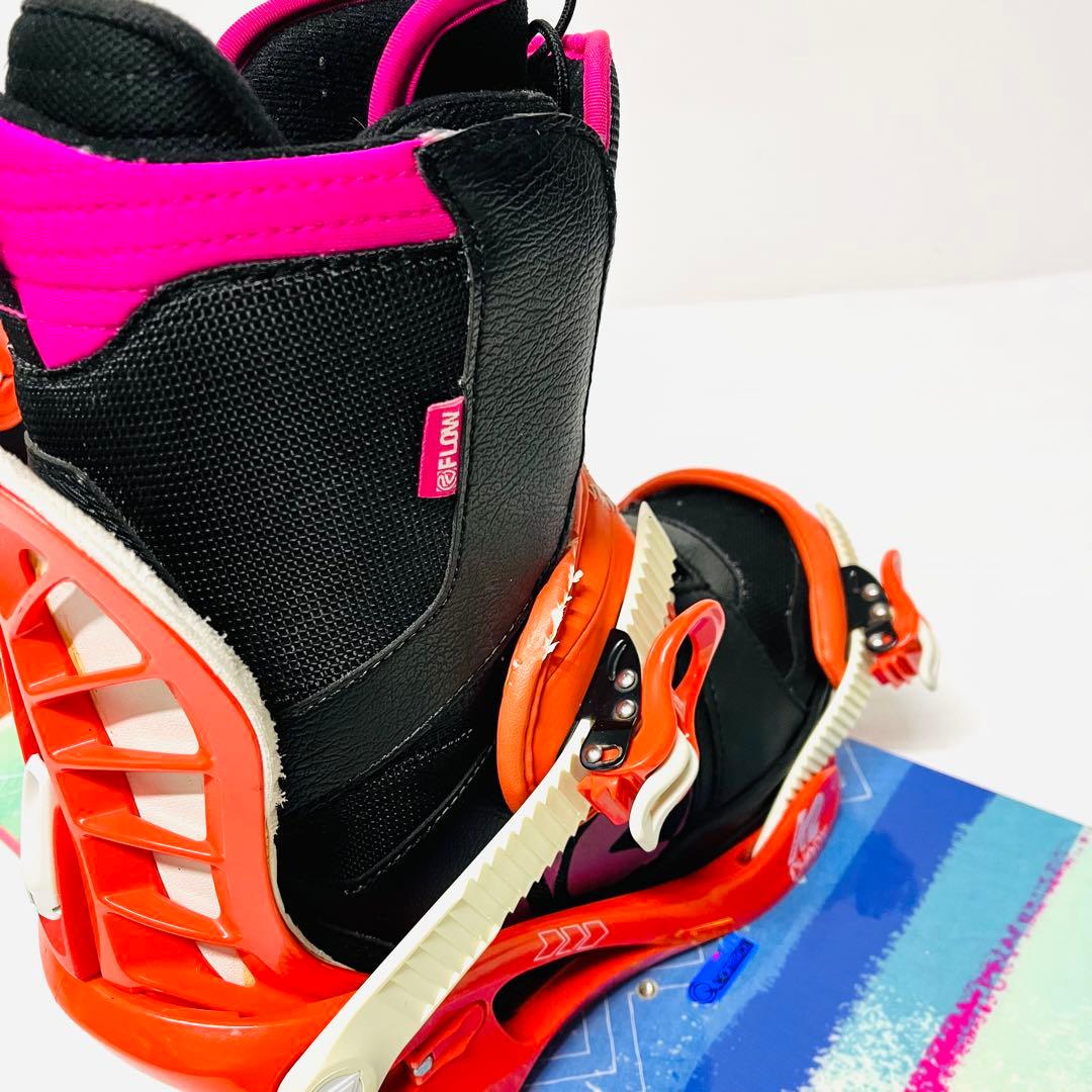 レディース　サロモン　スノボセット　スノーボード　K2 FLOW 24.5cm