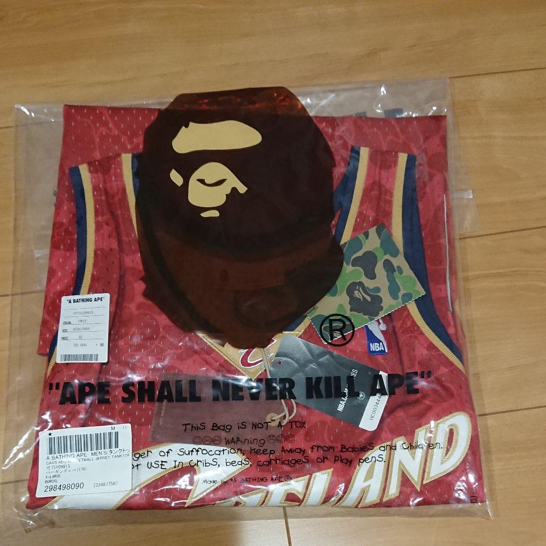 希少XLサイズ BAPE CAVS JERSEY TANKTOP