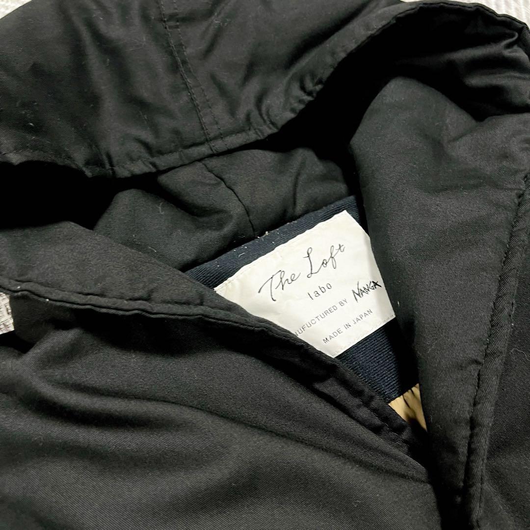 美品✨️ザロフトラボ×ナンガ WIIS フーデッドダウンコート ブラック コート