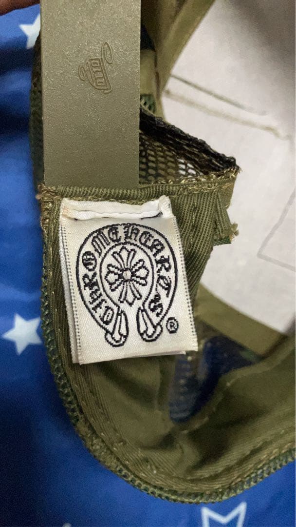 CHROME HEARTS カモフラ トラッカーキャップ
