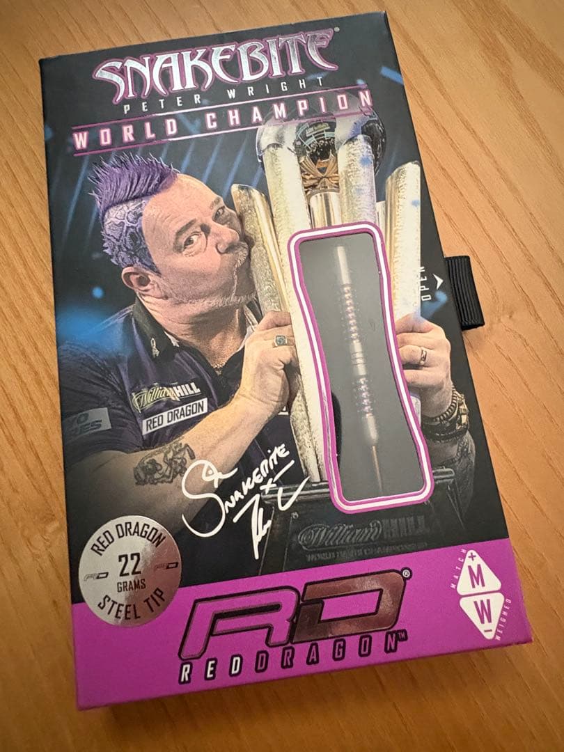 【ダーツ レア】ピーターライト マンバ レインボー 22g レッドドラゴン