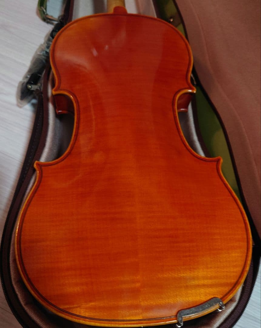 国産 高級 バイオリン 鈴木 No.520 4/4 弓、肩当、松脂 定価20万