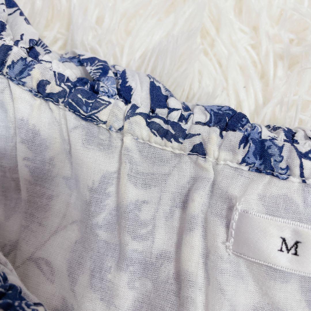 美品　マリハ　マキシ丈　ポタニカル　花柄　ワルツのドレス　ワンピース　春夏