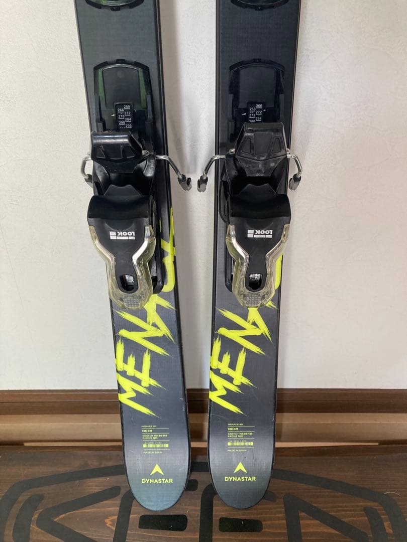 DYNASTER MENACE スキー板 ブラック/イエロー中古
