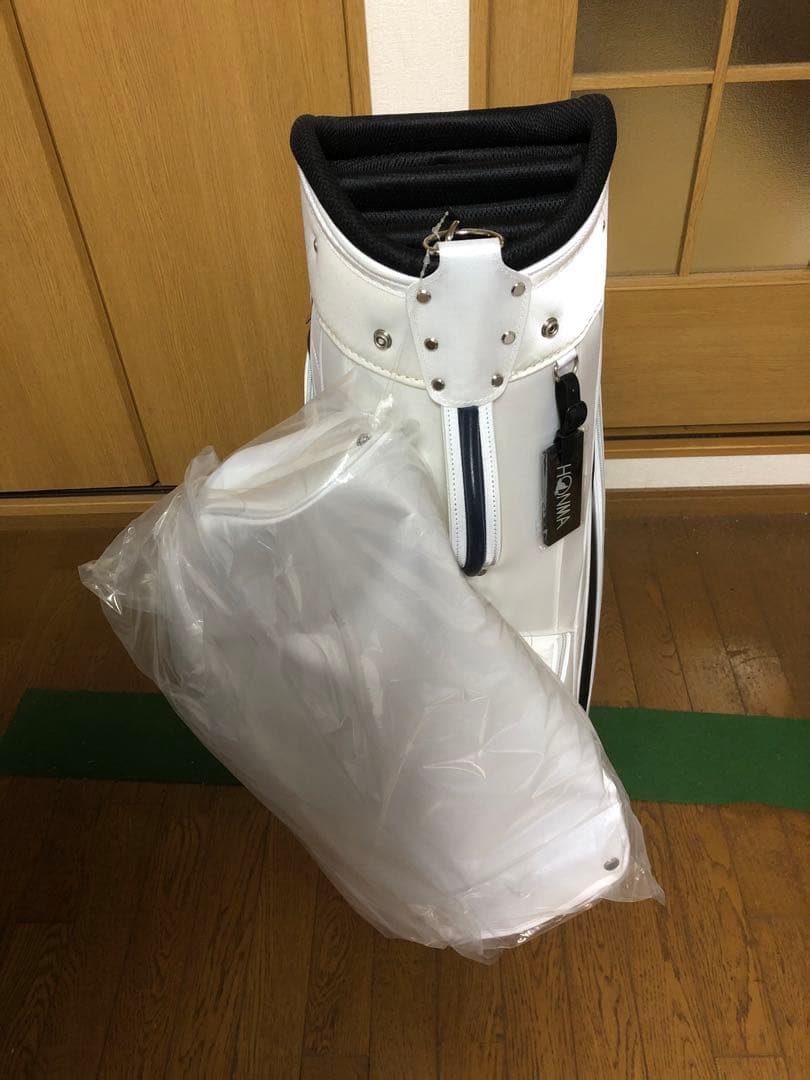 HONMA キャディバッグ ホワイト/ブラック