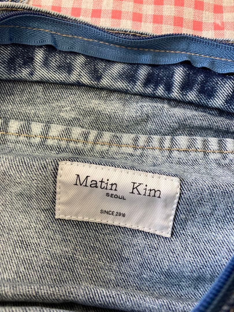 Matin Kim デニムショルダーバッグ