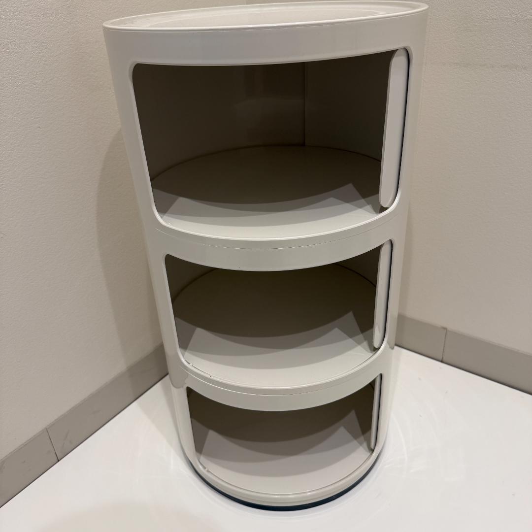 【格安】Kartell コンポニビリ3 ホワイト グロス 収納