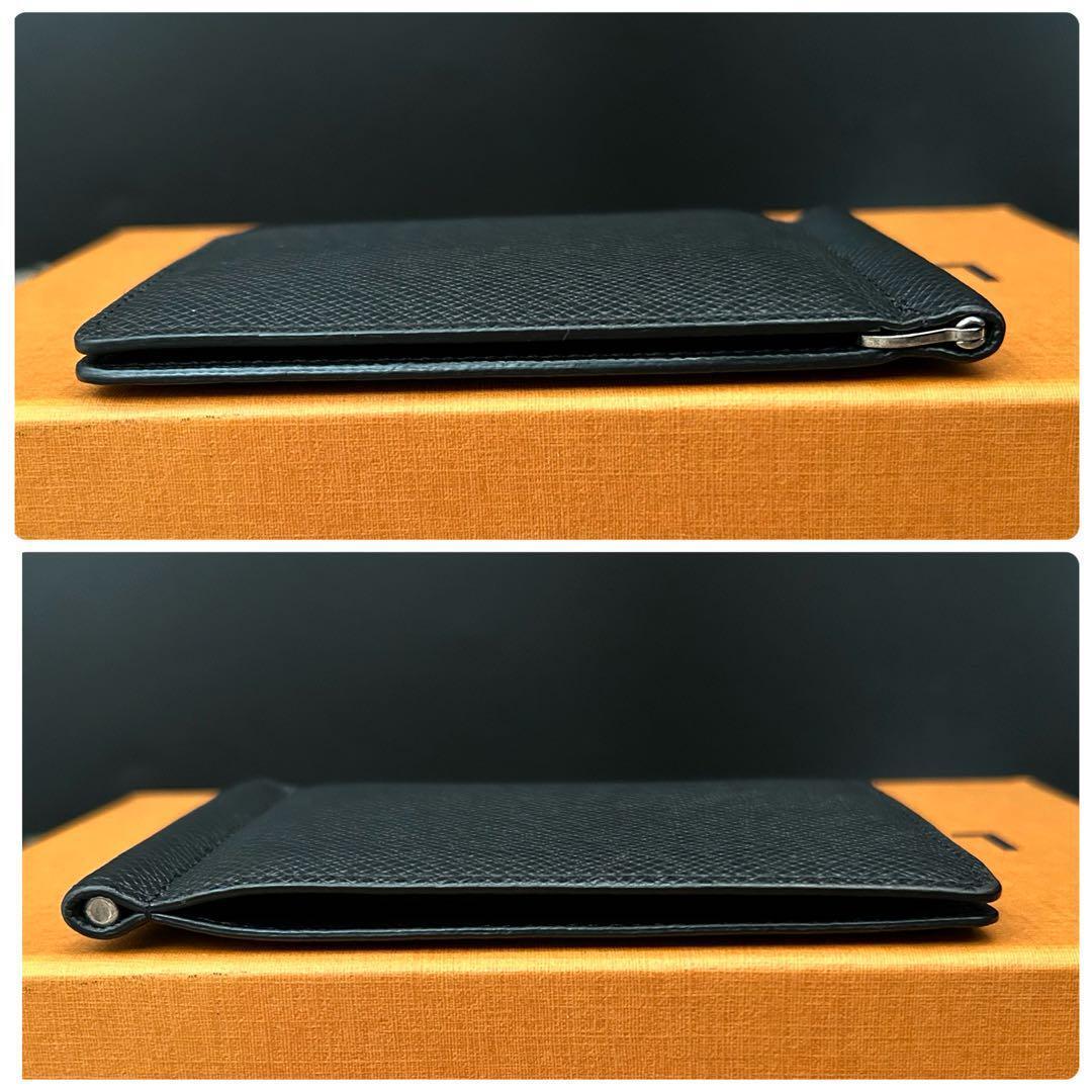 鑑定済 ルイヴィトン マネークリップ ポルトフォイユパンス タイガ アルドワーズ