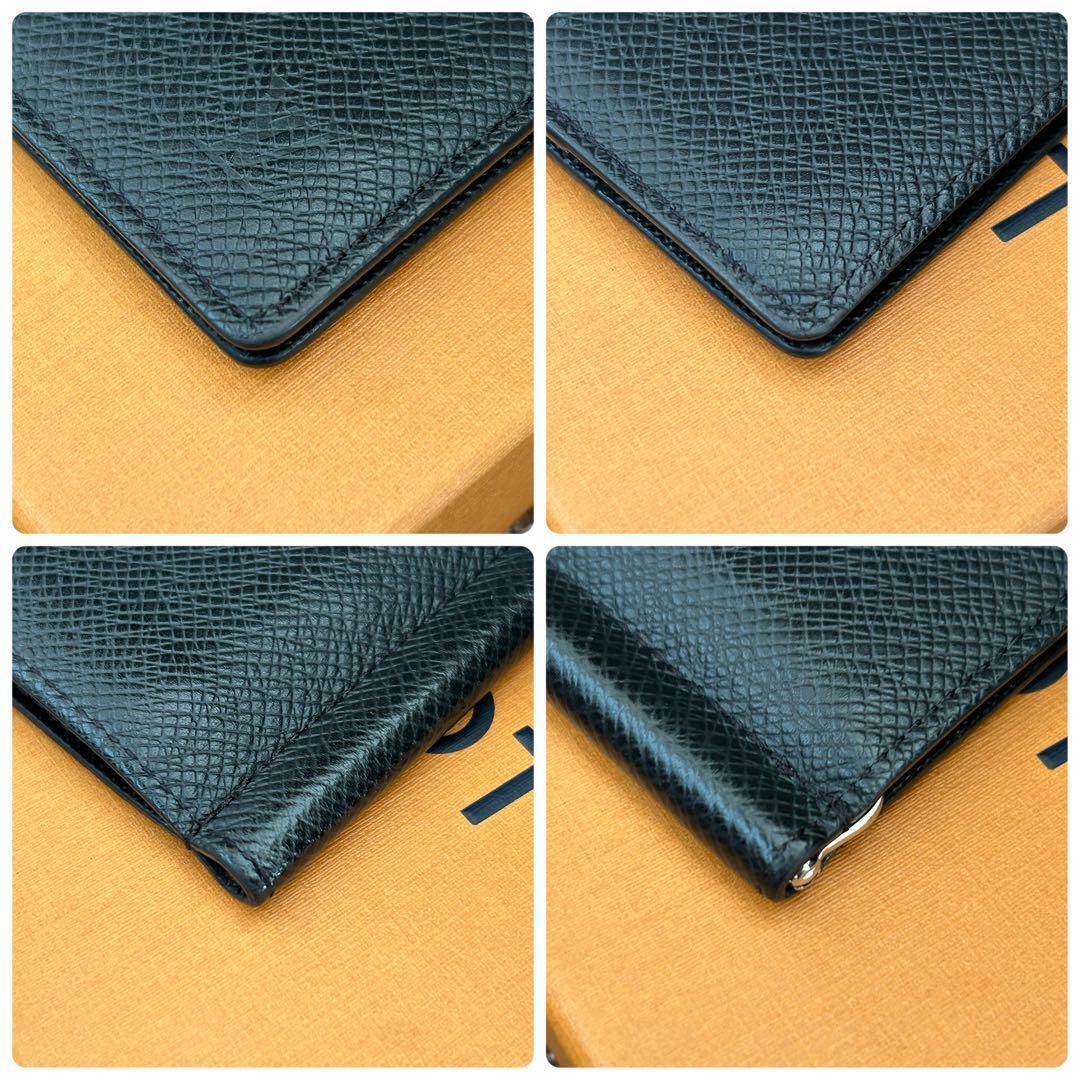 鑑定済 ルイヴィトン マネークリップ ポルトフォイユパンス タイガ アルドワーズ