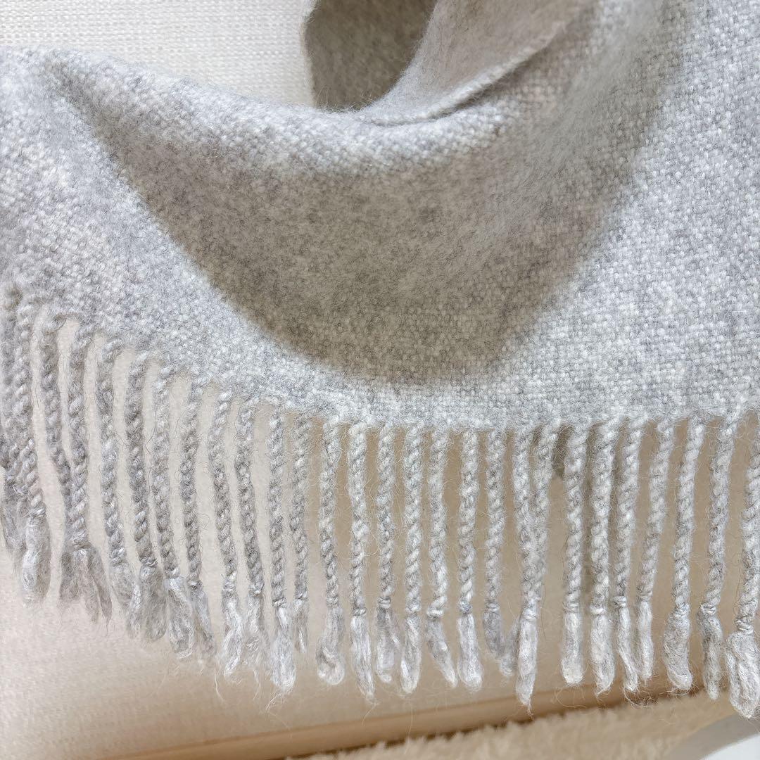 希少☆LAUREN MANOOGIAN　ウール ポンチョ ストール フリンジ