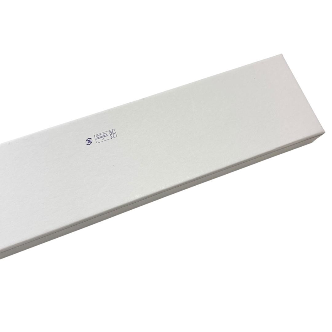 未使用品　バーバリー 現行タグ 7cm ネクタイ 箱付き グレー チェック