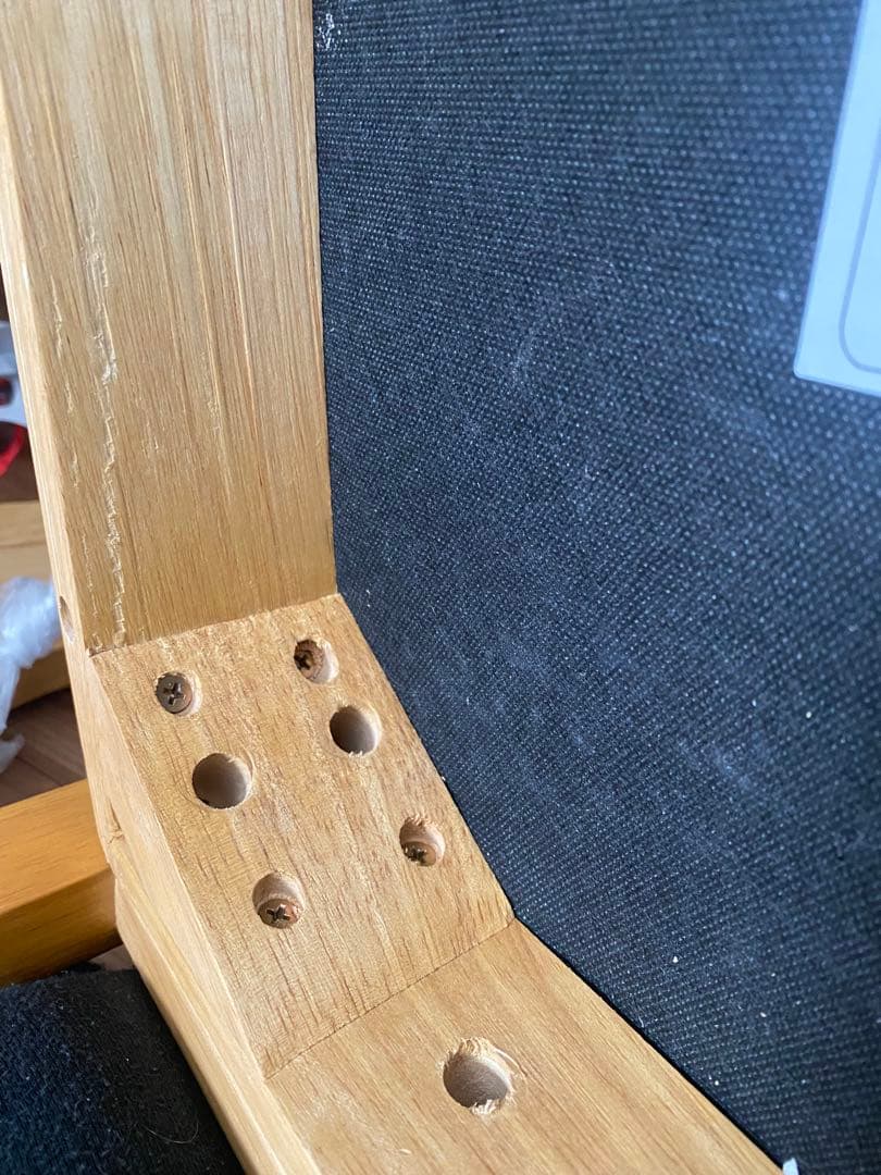 【訳あり品】木製 ダイニングチェア 食卓椅子　4脚セット