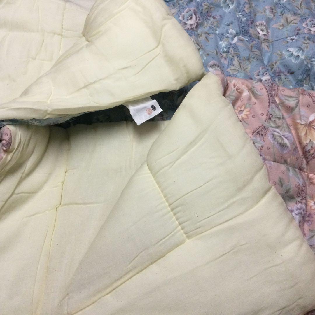 レトロ　シングル　裏ガーゼ　肌布団　140x190cm １０枚