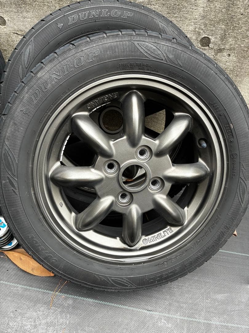 ミニライト 純正 ホイール 再塗装 ブロンズ カスタム ダイハツ スズキ