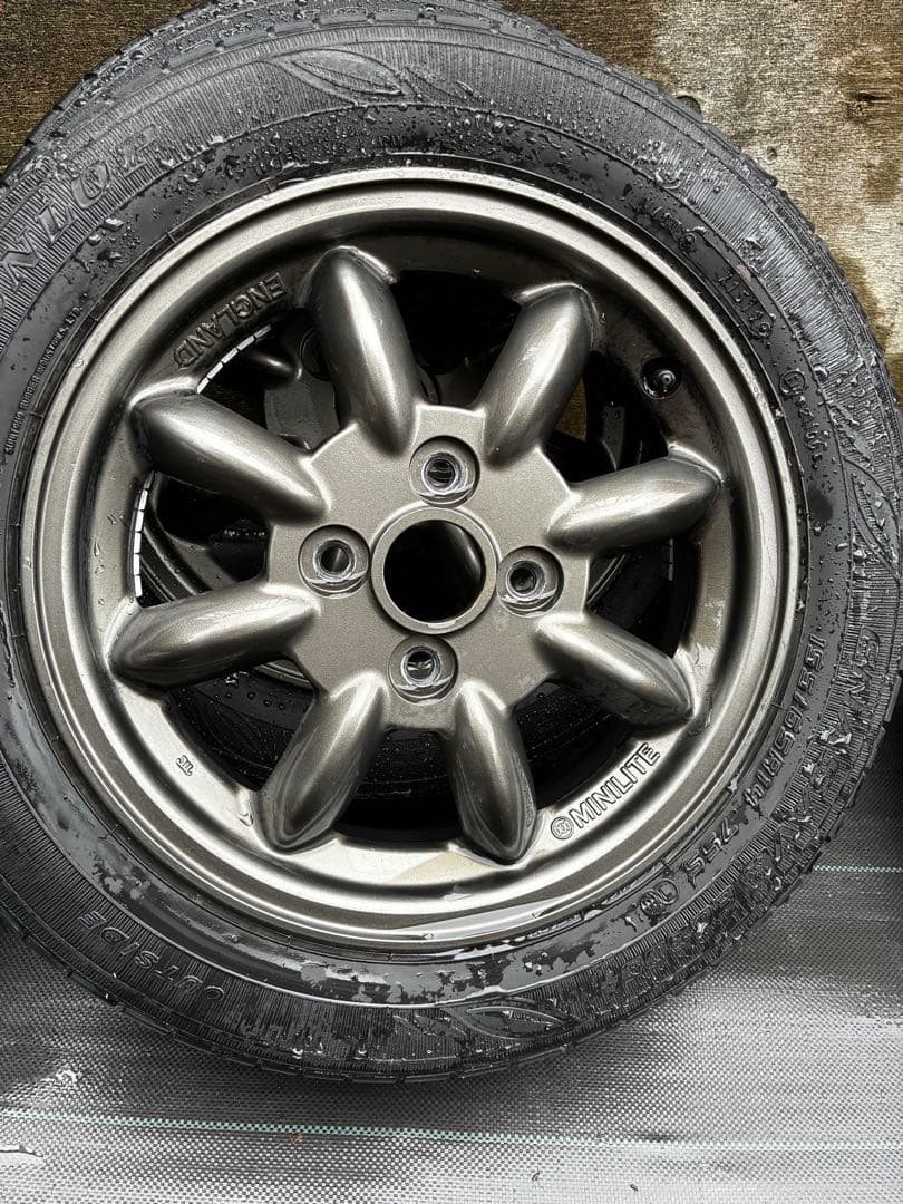 ミニライト 純正 ホイール 再塗装 ブロンズ カスタム ダイハツ スズキ