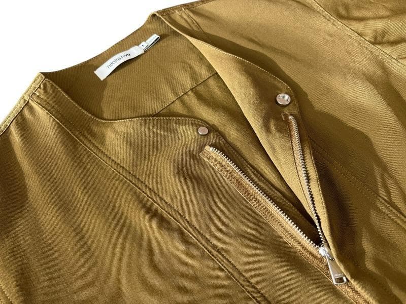 専用　室内試着のみ ノンネイティブ ノーカラー ソルジャー ジャケット M