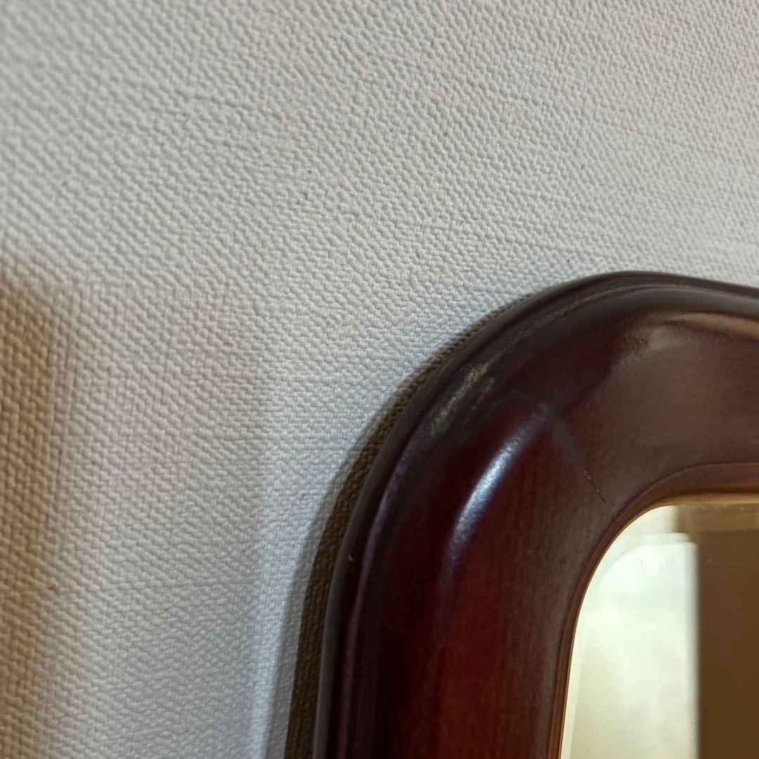 昭和レトロ！ヴィンテージ！オールドカリモク　ウォールミラー　カッコイイです！