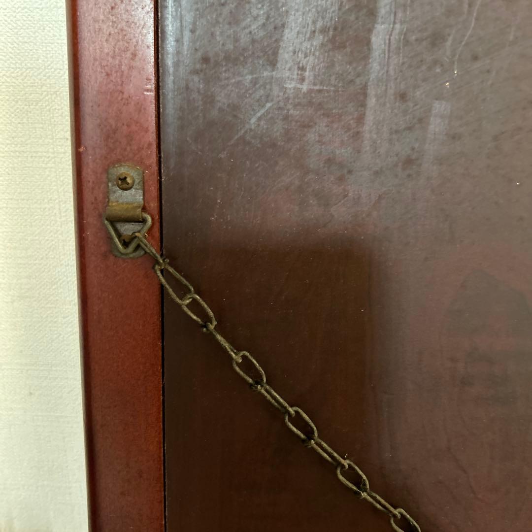 昭和レトロ！ヴィンテージ！オールドカリモク　ウォールミラー　カッコイイです！