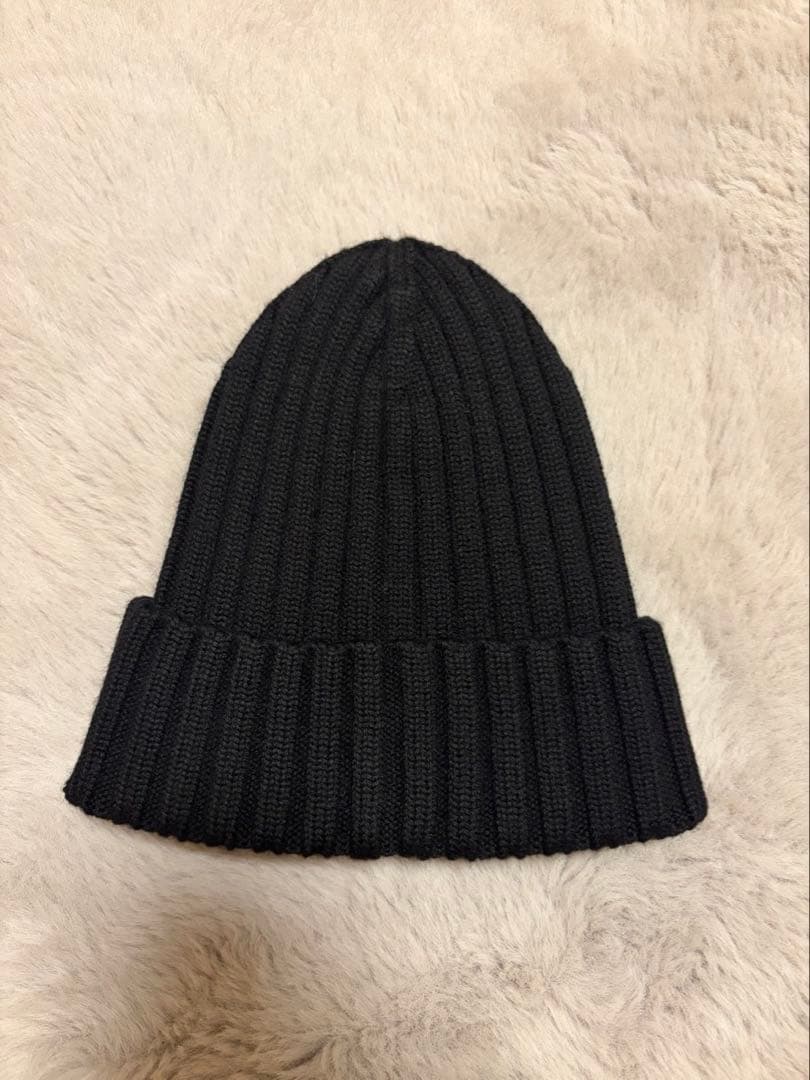 MONCLER モンクレール ニット帽 ビーニー ブラック 正規品