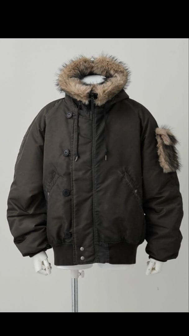 た*し様 GRANCY ファー ポケット デザイン フェード N2B ジャケット