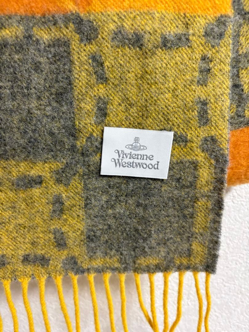 Vivienne Westwood チェック マフラー 大判ストール