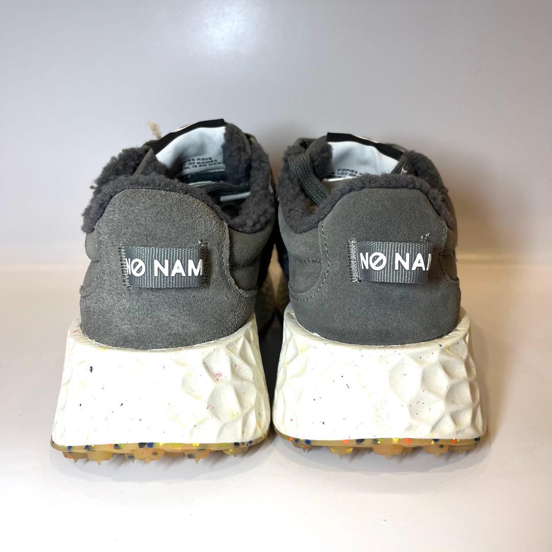 【今季モデル激安】NO NAME モコモコスニーカー厚底ヒール部分4.5cm