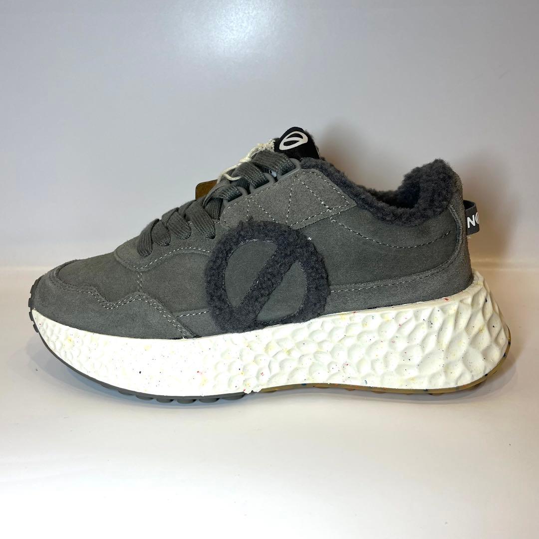 【今季モデル激安】NO NAME モコモコスニーカー厚底ヒール部分4.5cm