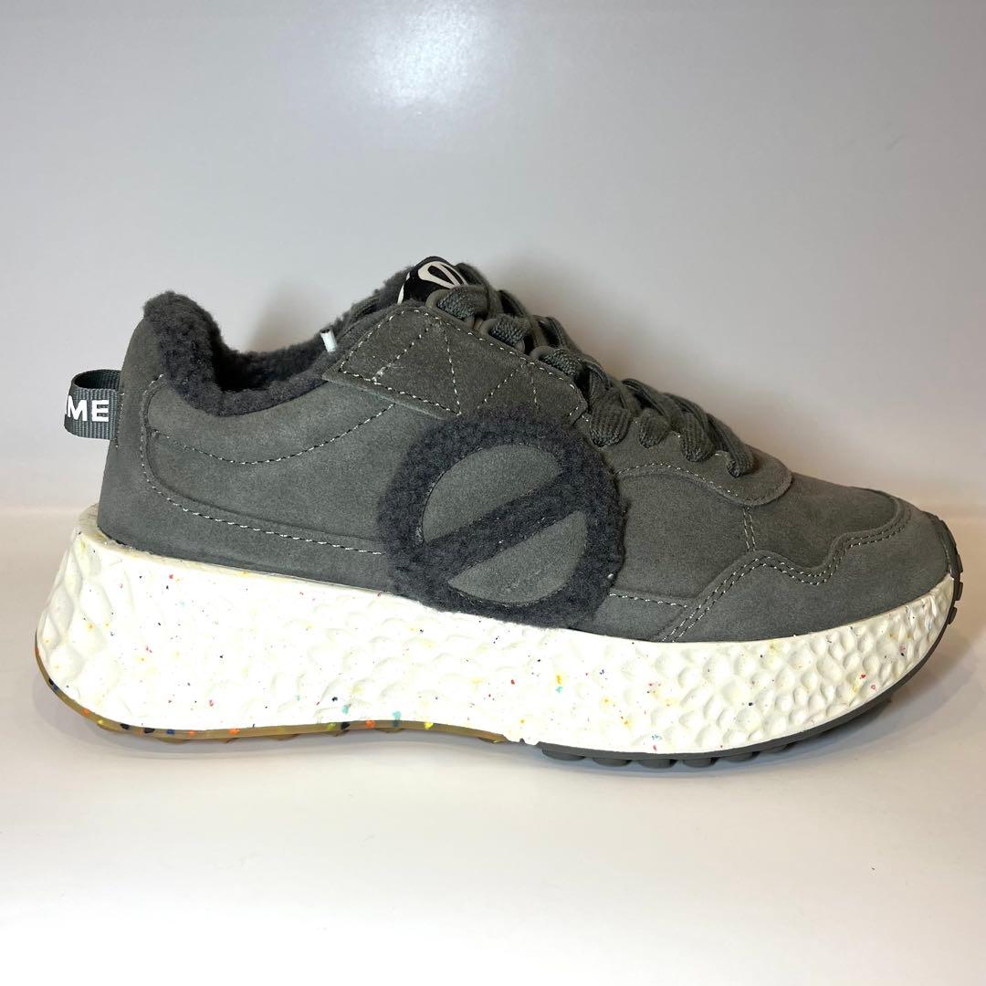 【今季モデル激安】NO NAME モコモコスニーカー厚底ヒール部分4.5cm