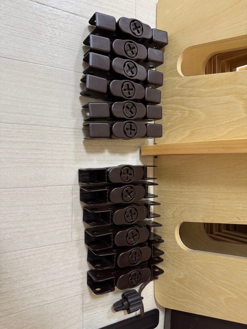 【備品完備】日本育児 木製パーテーション FLEX400-W ナチュラル