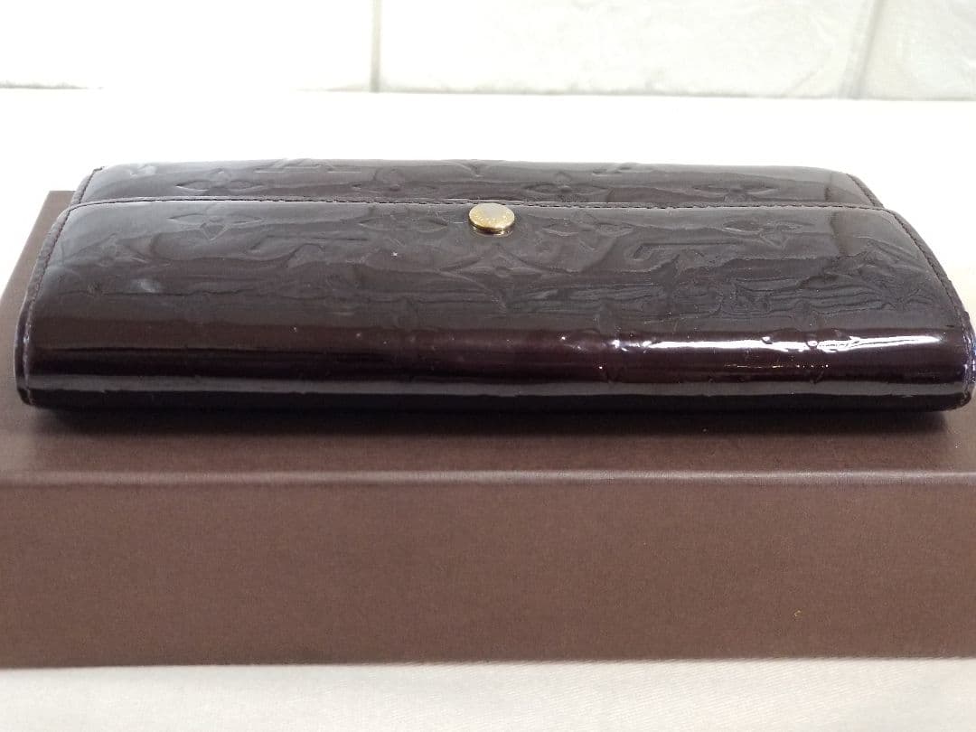 【美品】ルイヴィトン ヴェルニ ポルトフォイユ サラ 二つ折り 長財布