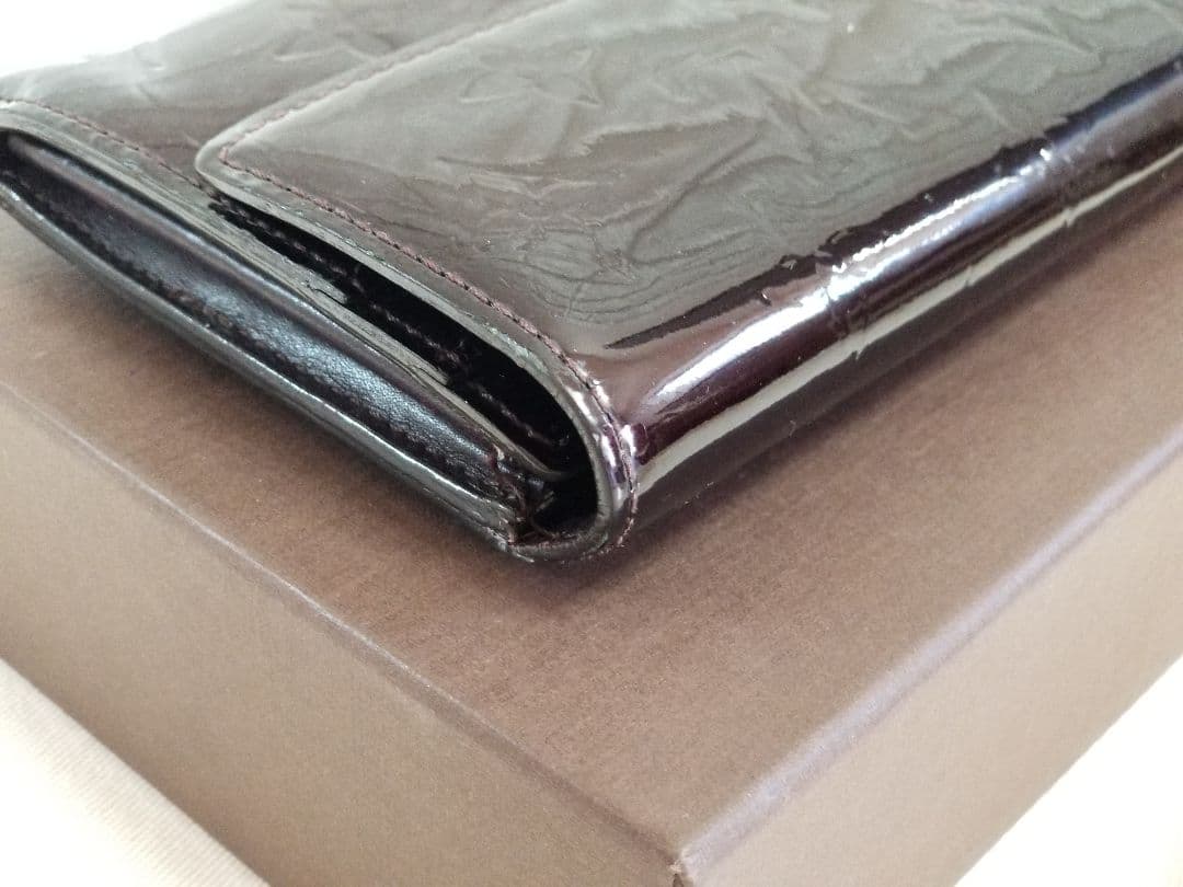 【美品】ルイヴィトン ヴェルニ ポルトフォイユ サラ 二つ折り 長財布
